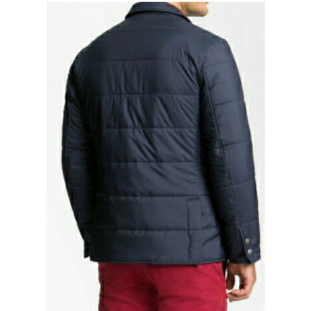 Brooks Brothers Men's Navy Quilted Blazer - Picture 2 of 10